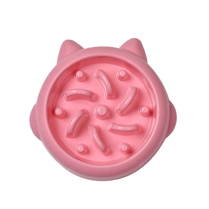 Pet Dog Cat Slow Feeder Bowls anti Choking Slow Feeder Dish Bowl Home Dog Eating Plate anti Gulping Bowl Supplies