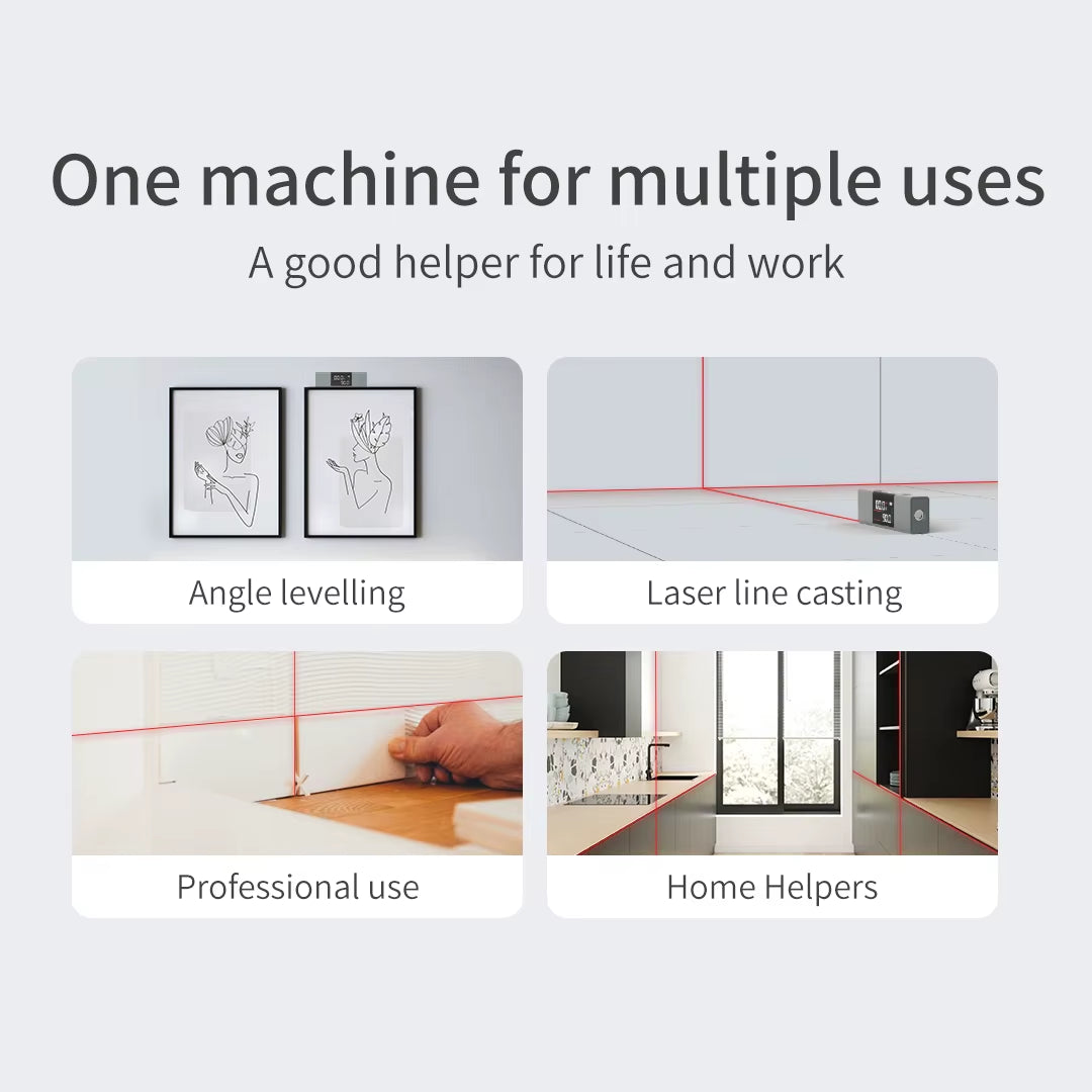 Youpin Duka Atuman Laser Angle Casting Instrument Real Time Angle Meter LI 1 with Double-Sided High-Definition LED Screen