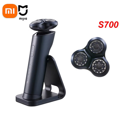 2021 Xiaomi  S700 Electric Shaver Razor Beard Machine for Dry Wet Beard with Cutter Heads Afeitadoras Electricas