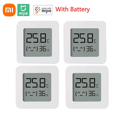 XIAOMI Thermometer 2  Electric Bluetooth Wireless Smart Hygrometer Thermometer Temperature Detection MI  Home APP