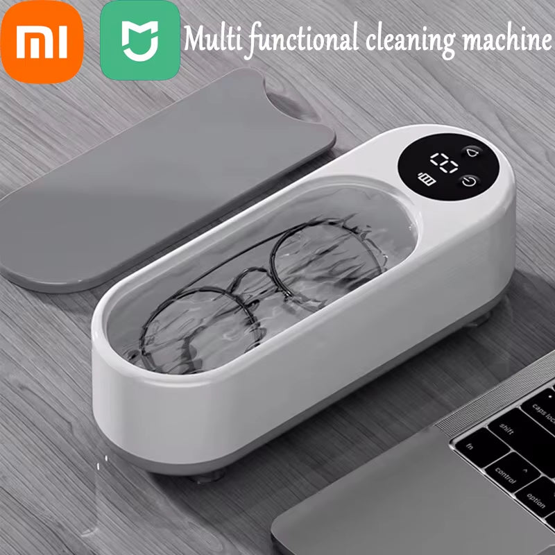 Xiaomi  Vibration Ultrasonic Glasses Cleaning Machine Household Appliances Watches Function Timer Cleaning Machine 450Ml