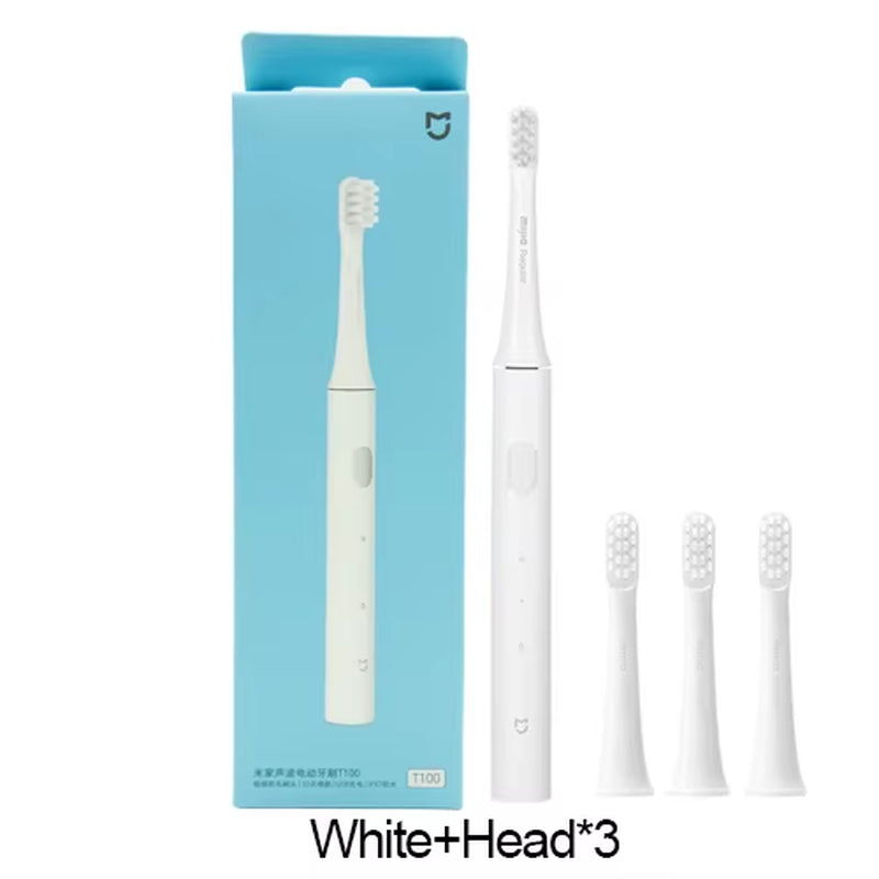 MIJIA Sonic Electric Toothbrush T100,Battery Life 30 Day,16500Rpm Vibration,Usb Rechargeable IPX7 Waterproof Toothbrushes