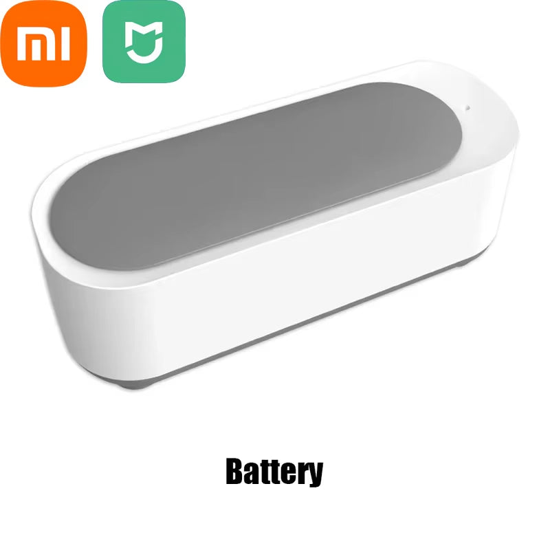 Xiaomi  Vibration Ultrasonic Glasses Cleaning Machine Household Appliances Watches Function Timer Cleaning Machine 450Ml