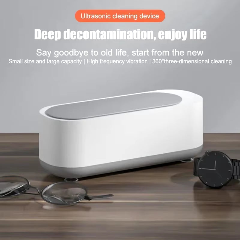 Xiaomi  Vibration Ultrasonic Glasses Cleaning Machine Household Appliances Watches Function Timer Cleaning Machine 450Ml