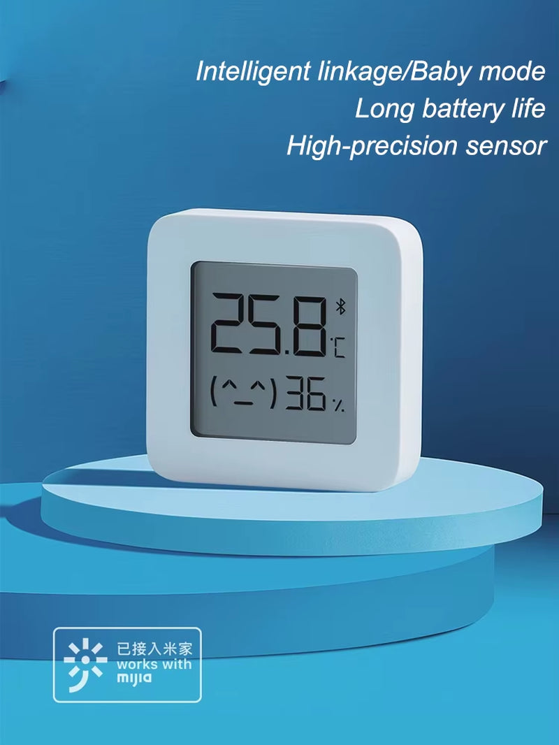 XIAOMI  Bluetooth-Compatible Thermometer 2 Wireless Smart Electric LCD Digital Hygrometer Thermometer Work with  APP